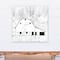 Black And White Distressed Barn 24" x 24" Canvas Wall Art